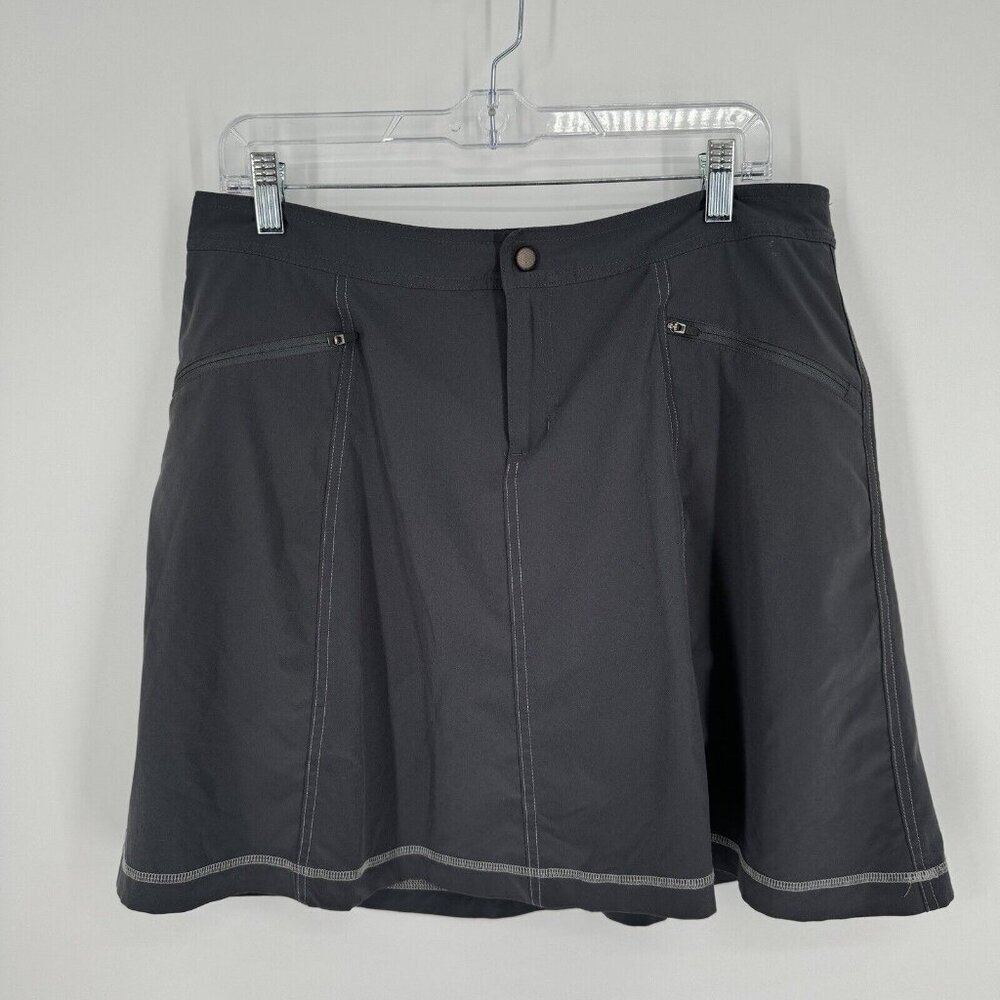 Title Nine Skirt Women’s 10 gray nimblene gorpcore hiking outdoor camping mini